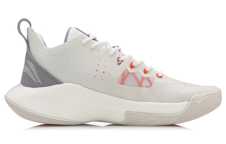 Li-Ning Sonic 8 Low 'White Red' ABAQ035-1