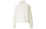 (WMNS) PUMA Classics Logo Embroidery Swea White 534145-73