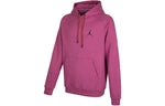 Men's Air Jordan SS22 Logo Printing Casual Sports Drawstring Fleece Lined Purple Red DJ0212-507