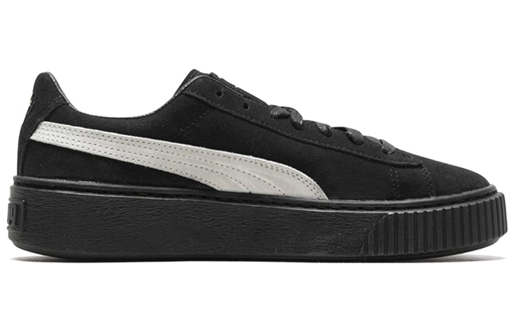 (WMNS) PUMA Suede Skate shoes 'Black White' 364718-03