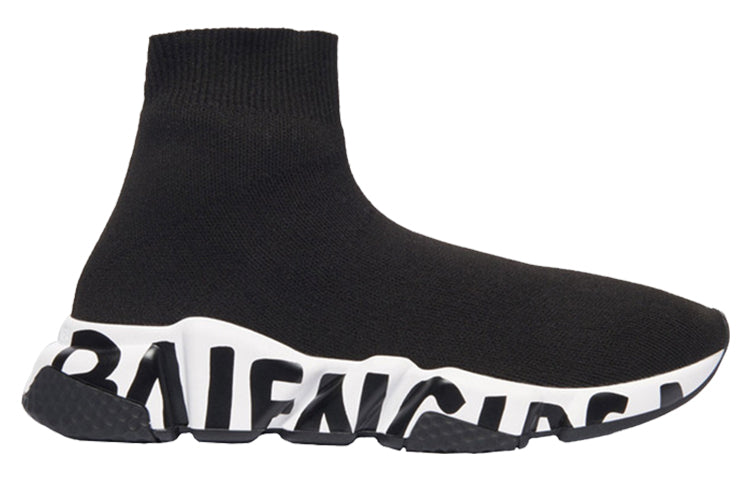 (WMNS) Balenciaga Speed Trainer 'Black White' 605942W05GE1015