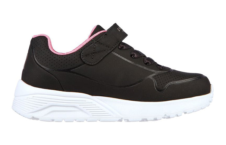 (GS) Skechers Uno Lite 'Black Pink' 310451L-BKRG