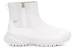 (WMNS) UGG Yose Zip Fleece Lined Snow Boots White 1112329-WHT