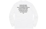 Supreme FW18 The Killer L/S Tee White Bloody Twins Chow Yun Fat Printing Long Sleeves Unisex SUP-FW18-676