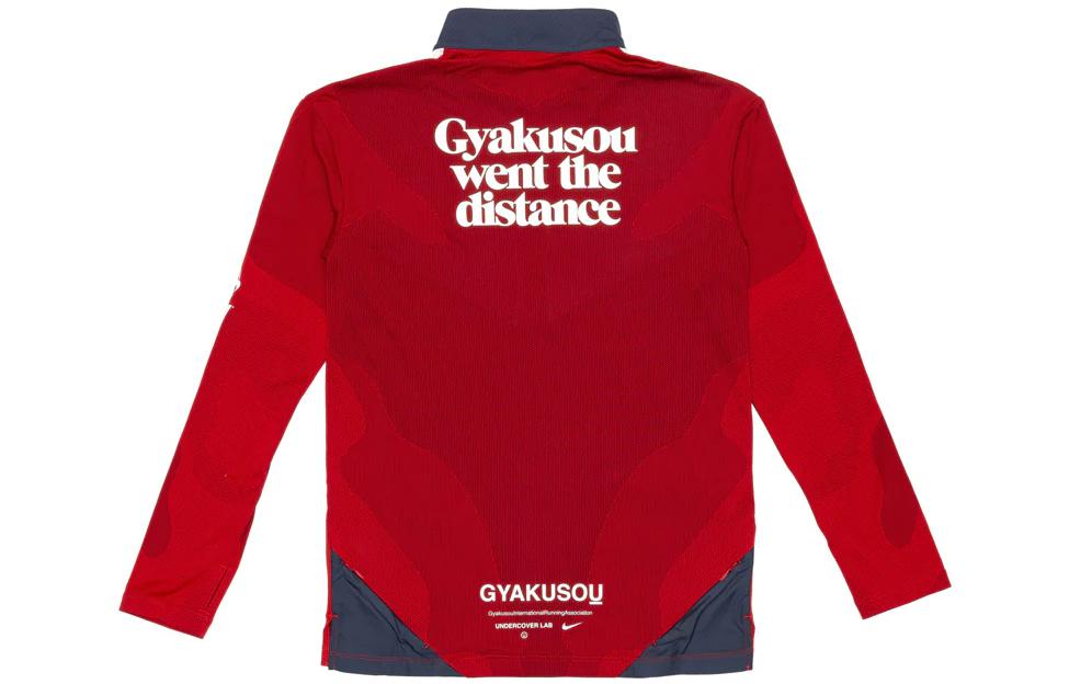 Nike Lab x Gyakusou Half Zip Long-Sleeve Top 'Sport Red Thunder Blue' CD7110-611