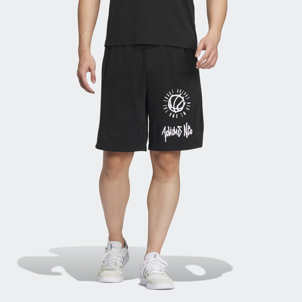adidas Neo Basketball Shorts 'Black' IA6793