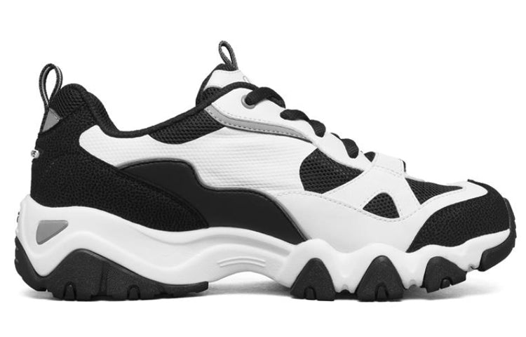 (WMNS) Skechers D Lites 2.0 Sport Shoes Black/White 88888397-WBK