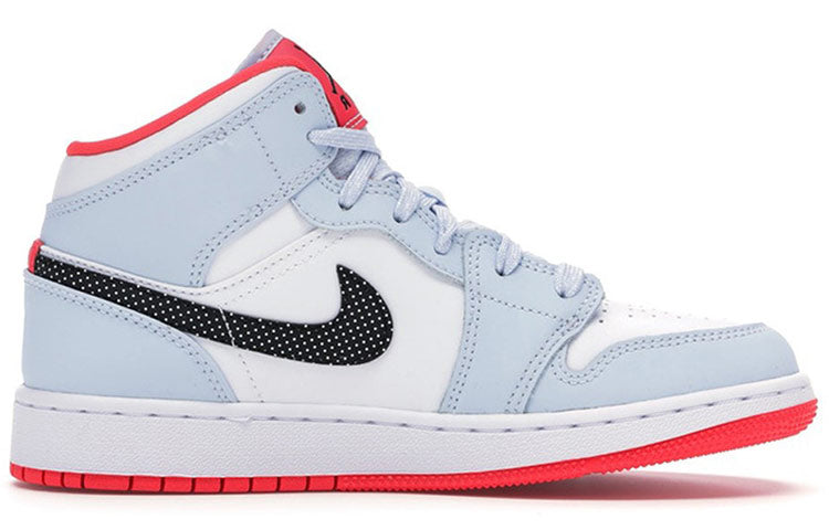 (GS) Air Jordan 1 Mid 'Half Blue' 555112-400