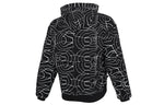 Men's Converse Athleisure Casual Sports Splash Ink Printing Hooded Fleece Lined Pullover Full Print 10022229-A01