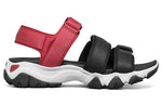 (WMNS) Skechers D'Lites 2.0 Sandals Black/Red/White 66666284-BKRD