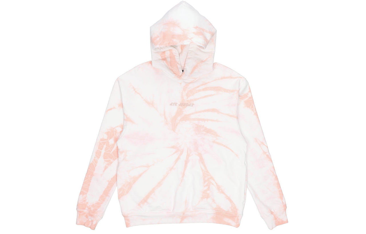Men's Air Jordan Back Large Logo Printing Tie Dye Sports Sail White DR2647-134
