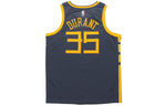 Nike NBA Jersey 18-19 Kevin Durant Golden State Warriors 3 No. 5 City limited SW Blue Gray AJ4610-430
