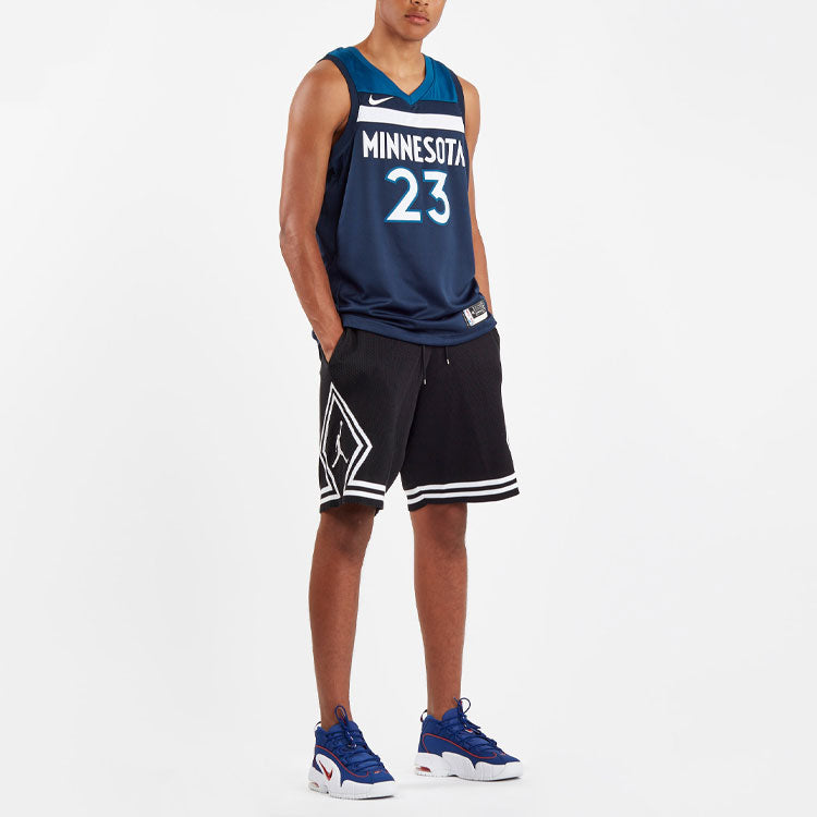 Nike Icon Edition NBA Sports Basketball Jersey Minnesota Timberwolves Butler No. 23 Large Deep Blue Dark blue 864491-425