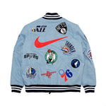 Nike Lab x Supreme x NBA Warm-up Jacket 'Denim Multi' AO3632-440