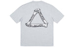 PALACE Bones Grey Marl Logo Printing Short Sleeve Unisex Gray PAL-SS18-060
