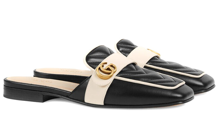 (WMNS) Gucci Double G Slide Sandal 'Black' 670398-BKOE0-1196