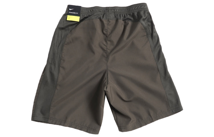 Nike Dri-fit Sweat-Wicking Athleisure Casual Sports Shorts Dark Green AR7657-325