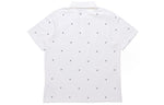 adidas Fi Polo Aop Logo Printing Training Sports Short Sleeve Polo Shirt White GP0998