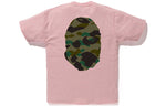 A Bathing Ape Camouflage Ape Head T-Shirt 'Pink' 1D75-110-011