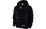 Men's Nike Brooklyn Nets Casual Sports Fleece Pullover Black DH9444-010