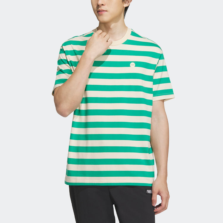 adidas Neo Essentials YD T-Shirts 'Green White' IA4978