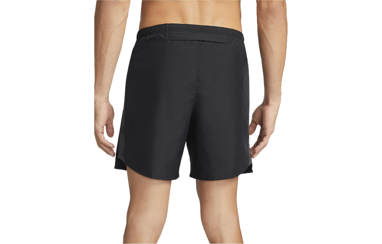 Men's Nike Pattern Printing Lacing Black Straight Shorts DM4714-010