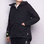 adidas Solid Color Loose Sports Hooded Jacket Black GL8676