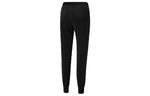 (WMNS) PUMA Iconic Embroidery Logo Knitting Trousers Black 532951-01
