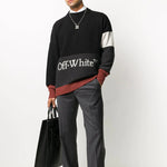 Off-White FW20 Sweater Men Multicolor OMHE048F20KNI0011001