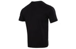 adidas neo Athleisure Casual Sports Breathable Alphabet Logo Solid Color Round Neck Short Sleeve Black HD7066