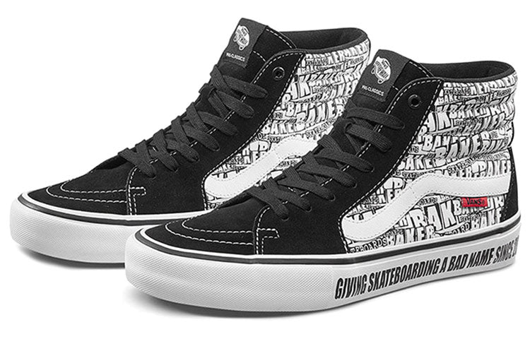 Vans Baker SK8-Hi Pro 'Black White' VN0A45JDV0B
