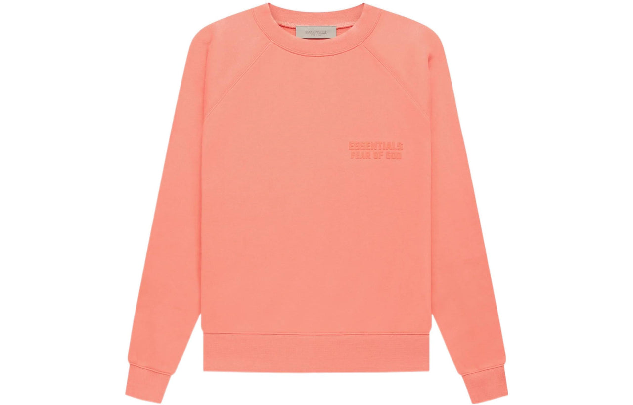 Fear of God Essentials FW22 Crewneck 'Coral' FOG-FW22-259
