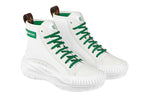(WMNS) LOUIS VUITTON Square Suede Ankle Boots 'White Green' 1A940T