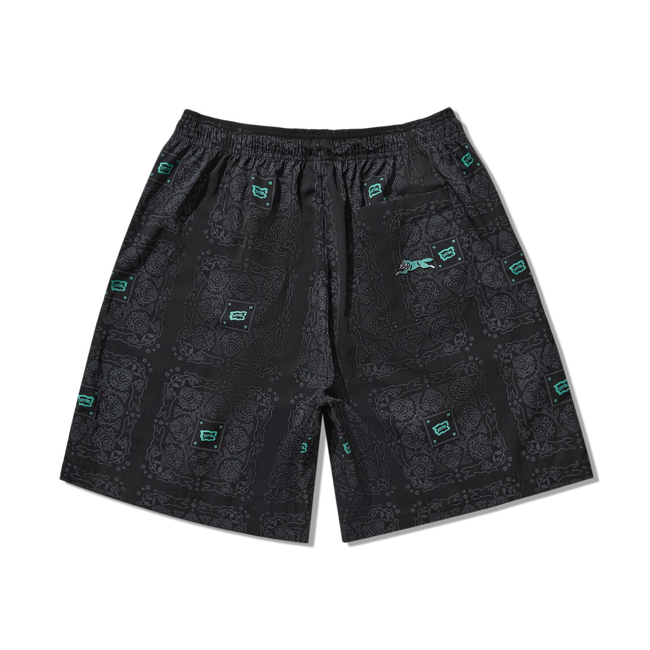 Li-Ning x BBC ICECREAM All-Over Print Shorts 'Black' AKSU793-1
