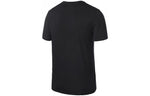 Men's Nike Large Logo Printing Round Neck Short Sleeve Black T-Shirt 940432-013