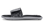 Under Armour Ignite 6 Graphic Strap Slide 'Black Mod Grey' 3024450-007