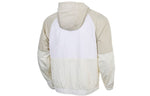 Nike Sportswear Swoosh Half Zipper Big Pocket Woven hooded Logo Jacket White CU3886-072