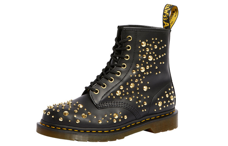 Dr. Martens 1460 Midas Gold Color 8 Martin boots Couple Style Black 25660001