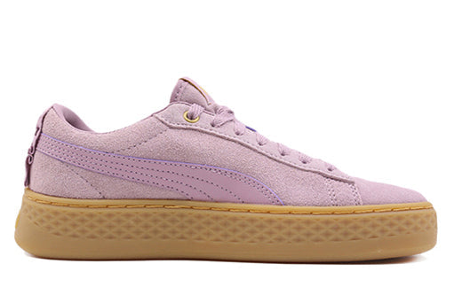 (WMNS) PUMA Smash Platform Frill Sneaker Low Damen Lila Braun 366928-05