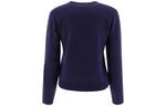 (WMNS) KENZO SS21 Tiger Embroidered Long Sleeves Pullover Hoodie Navy Blue FB52PU5843XA-76