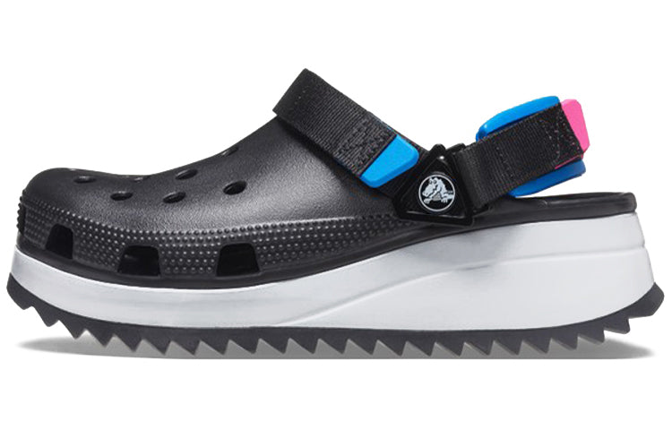 Crocs Classic Hiker Clog Sports Black Blue Red Sandals 'Black Blue Red' 206772-001