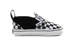 (TD) Vans Slip-On V Crib 'Checker - Black White' VN0A2XSLFB7