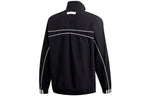 adidas TRACKTOP Slogan Sports Coat Men Black GI7437