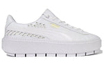 (WMNS) PUMA Platform Trace Metallic C Sneakers White 369170-02