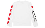 COMME des GARCONS PLAY Alternating Hearts Long-Sleeve T-Shirt 'White' AZ-T262-051-1
