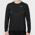 Men's Nike Sports Fitness Training Running Casual Long Sleeves Black T-Shirt DD6022-010