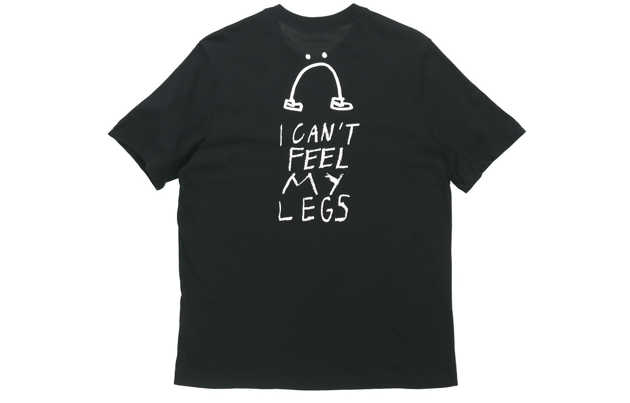 Men's Nike Smiling Face Casual Short Sleeve Black T-Shirt AO0624-010