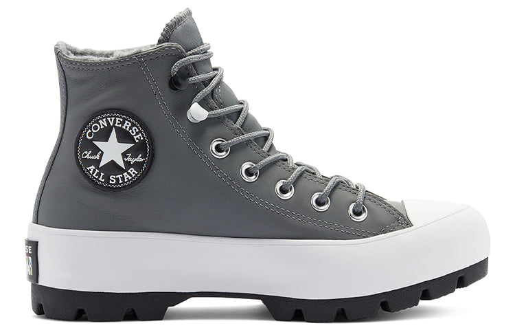 (WMNS) Converse Chuck Taylor All Star Lugged Winter High GTX 'Limestone Grey' 569555C