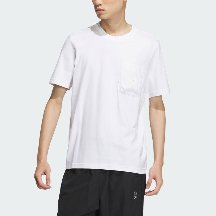 adidas Neo Green Ride Graphic T-Shirts 'White' IK5093