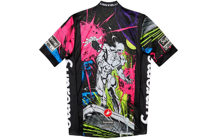 Supreme SS22 Week 14 x Castelli Silver Surfer Cycling Jersey Tee SUP-SS22-830